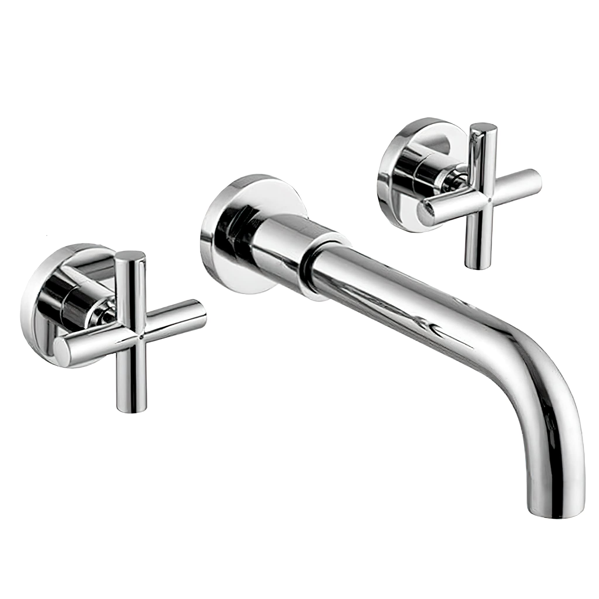 Valaz Rubinetto Bagno Lavabo a Muro Cromo 21cm