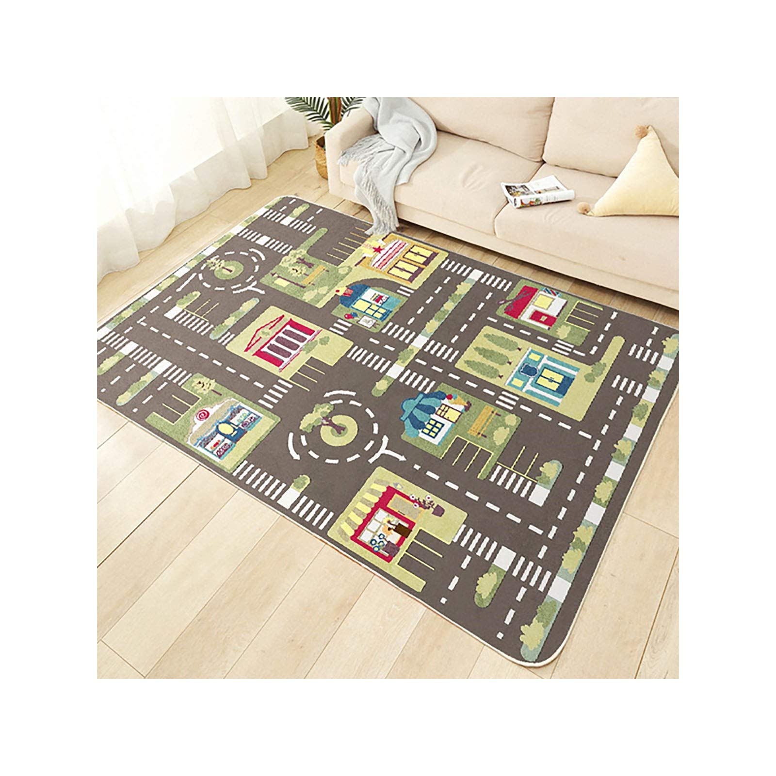 Tyktzxy Tappeto Stradale per Bambini 120×180cm