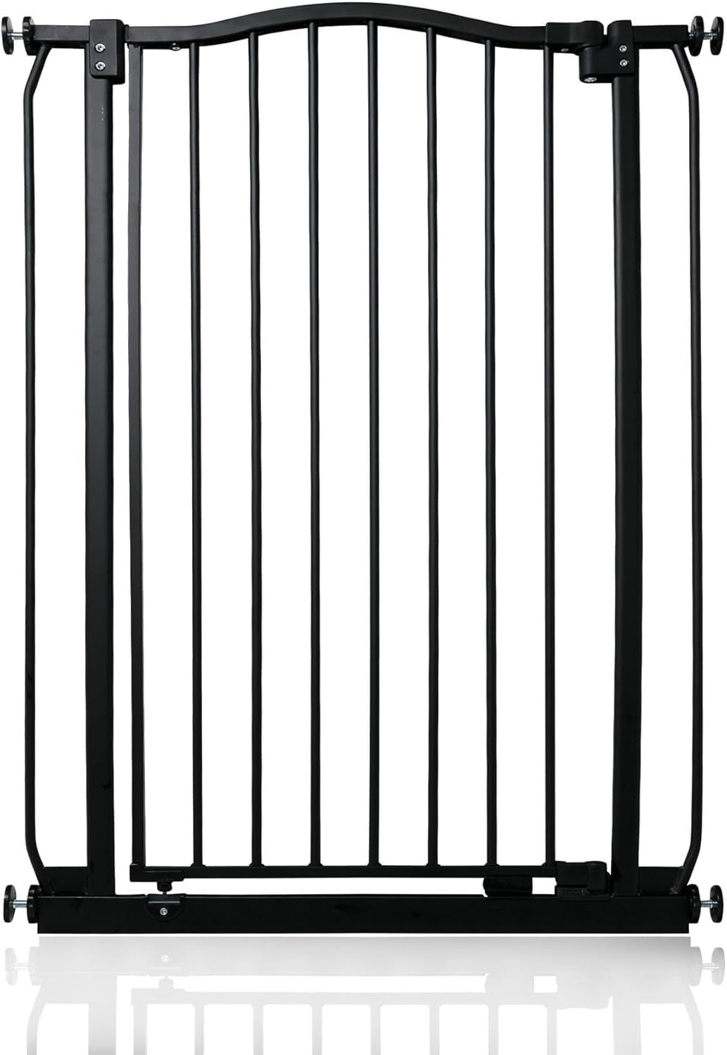 Safetots Cancelletto Sicurezza Extra Alto 71-80cm, Nero Opaco