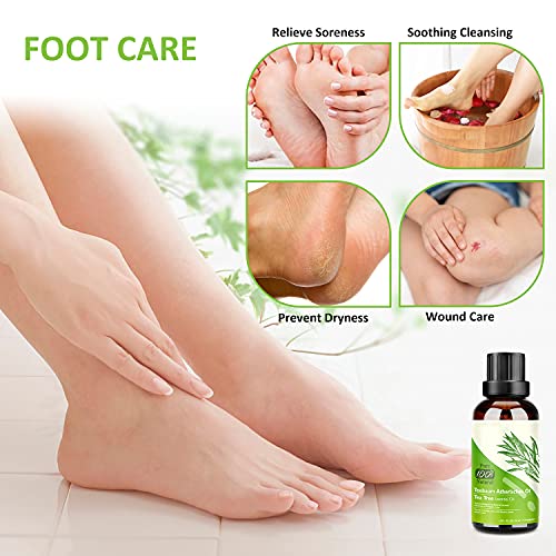 Tea Tree Oil Puro 100% Olio Essenziale 2 PACK 30ML - immagine 5