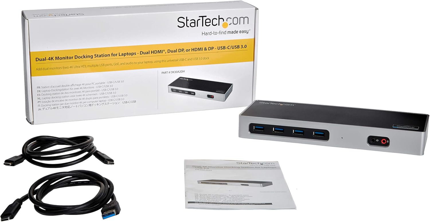 Startech.com Dock USB-C e USB-A Doppio Monitor 4K 60Hz - immagine 8