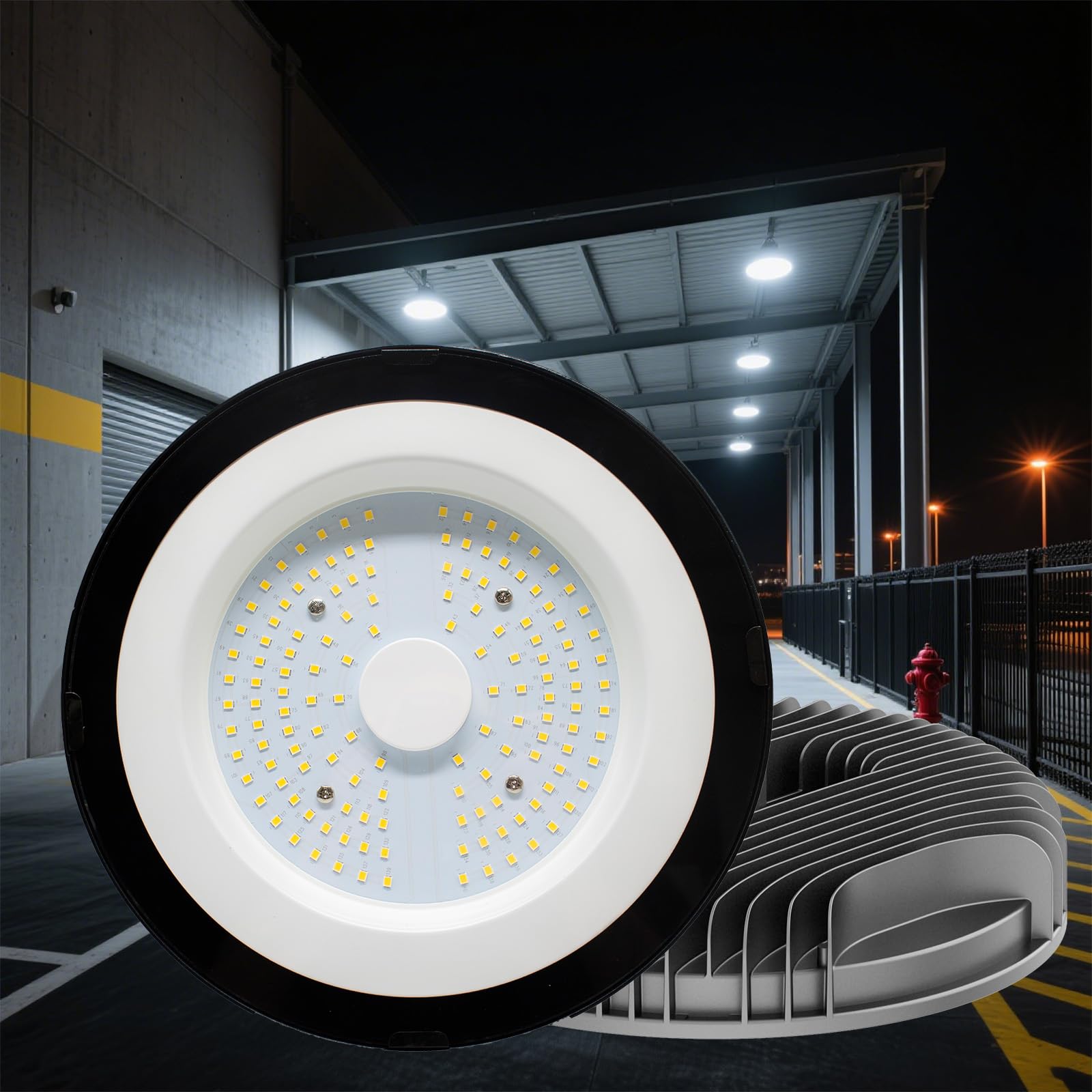 Lampada Industriale LED UFO 100W 12000LM, Bianco Freddo