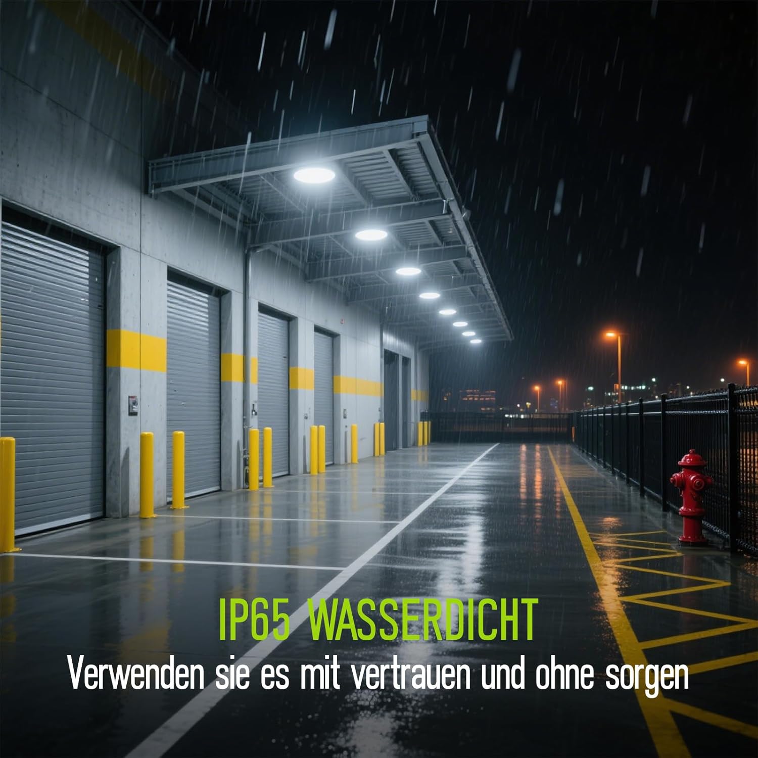 Lampada Industriale LED UFO 100W 12000LM, Bianco Freddo - immagine 4