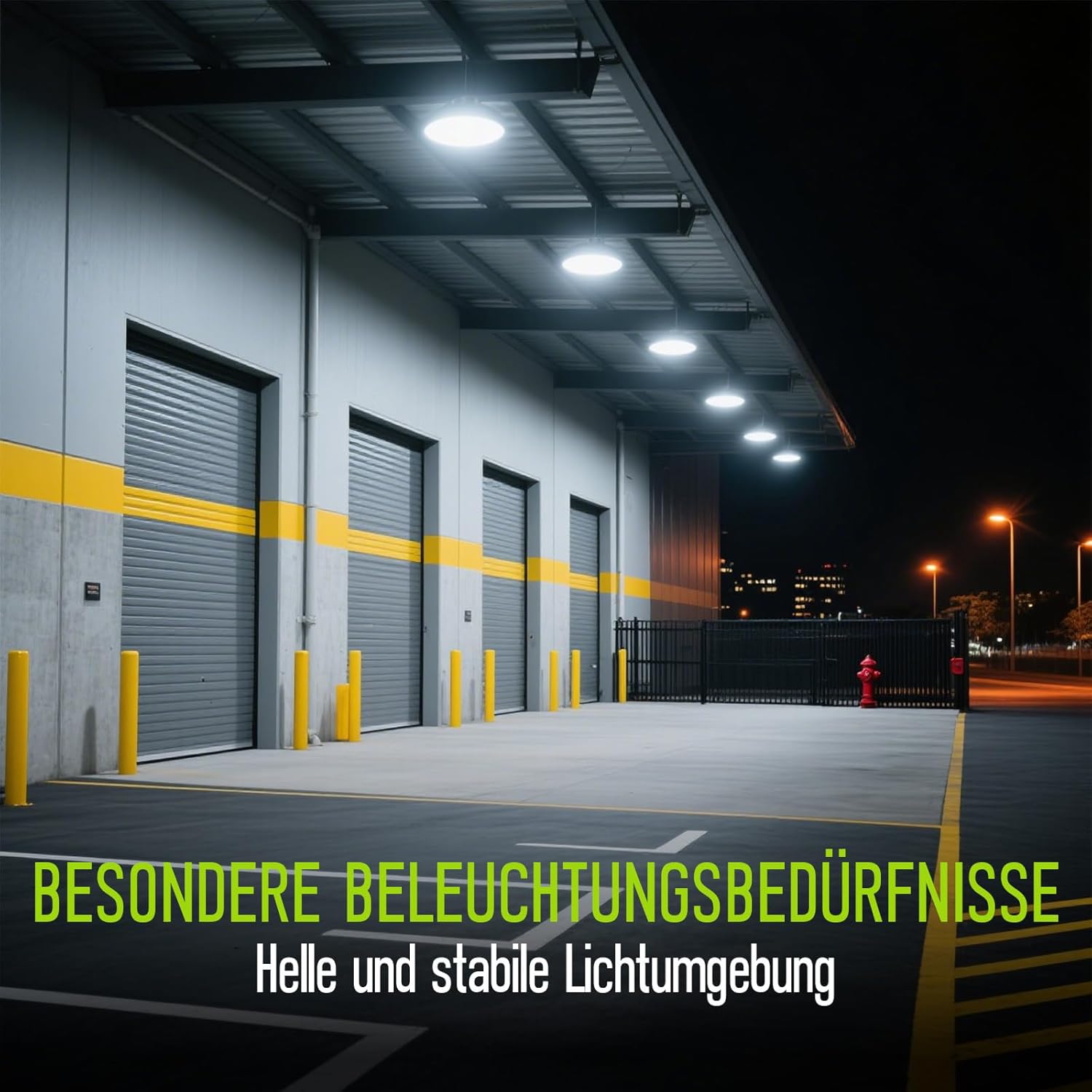 Lampada Industriale LED UFO 100W 12000LM, Bianco Freddo - immagine 5