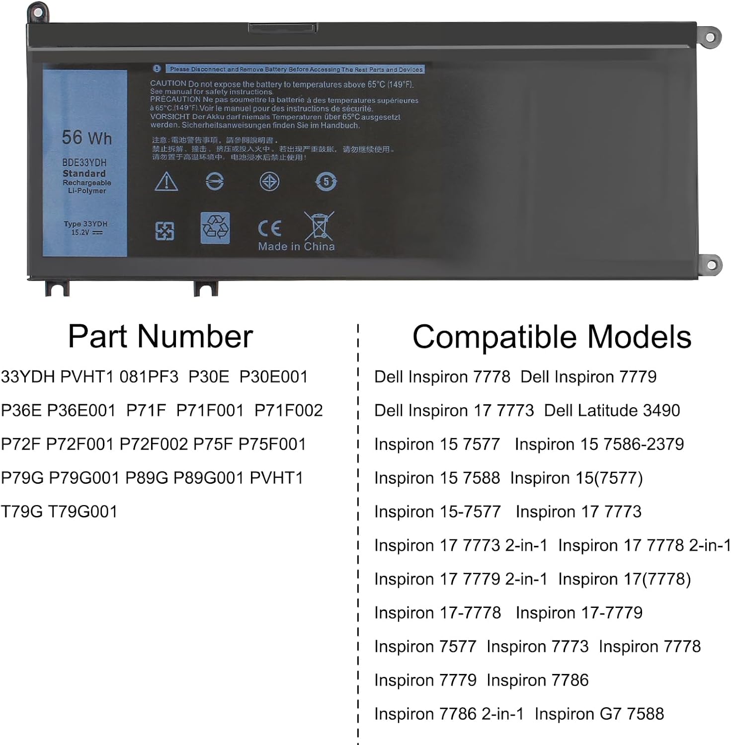 Batteria TECHTEK per Dell Inspiron 1525 - Libera il tuo Lavoro