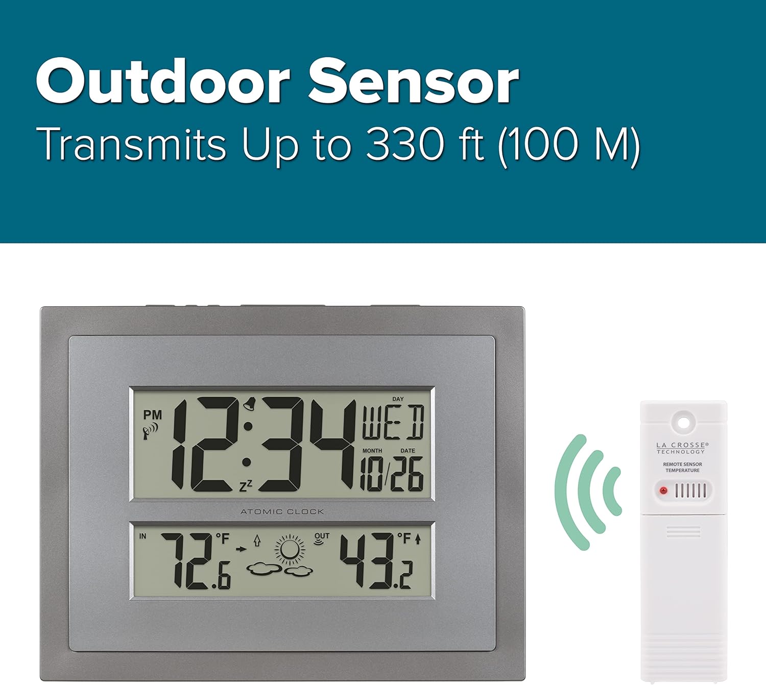 La Crosse Technology Orologio Digitale Atomico - immagine 3