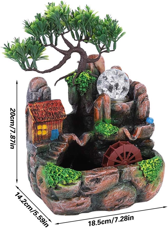 Ejoyous Fontana da Interno con Piante e Nebbia - immagine 6