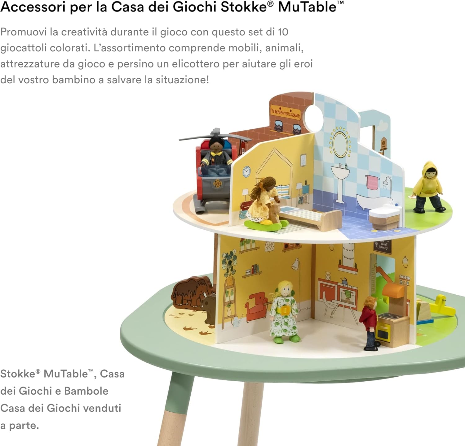 Stokke MuTable Accessori Casa dei Giochi by Hape Toys - immagine 3