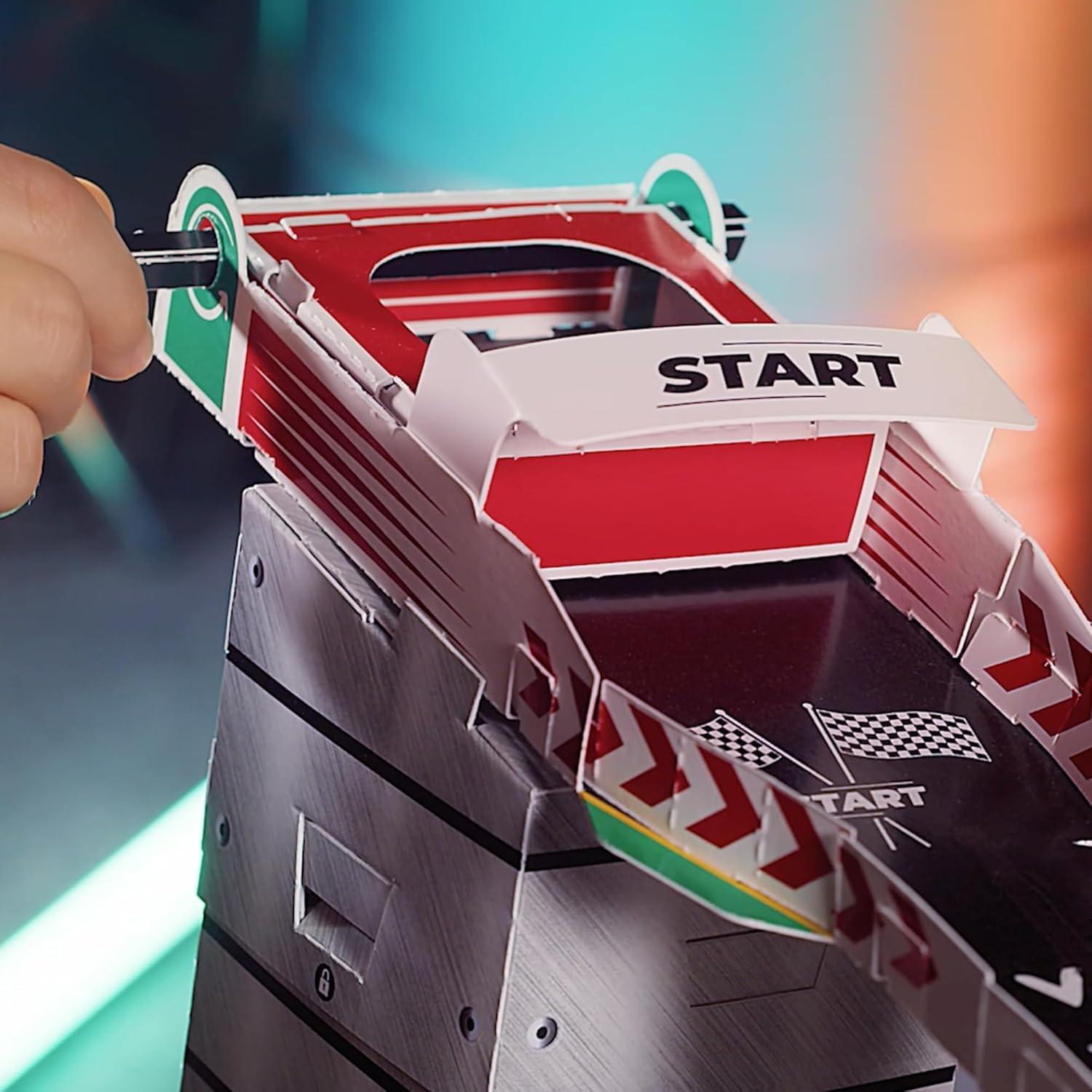 University Games Marble RaceTrax Game - 114 pezzi Marmo Race Track - immagine 4