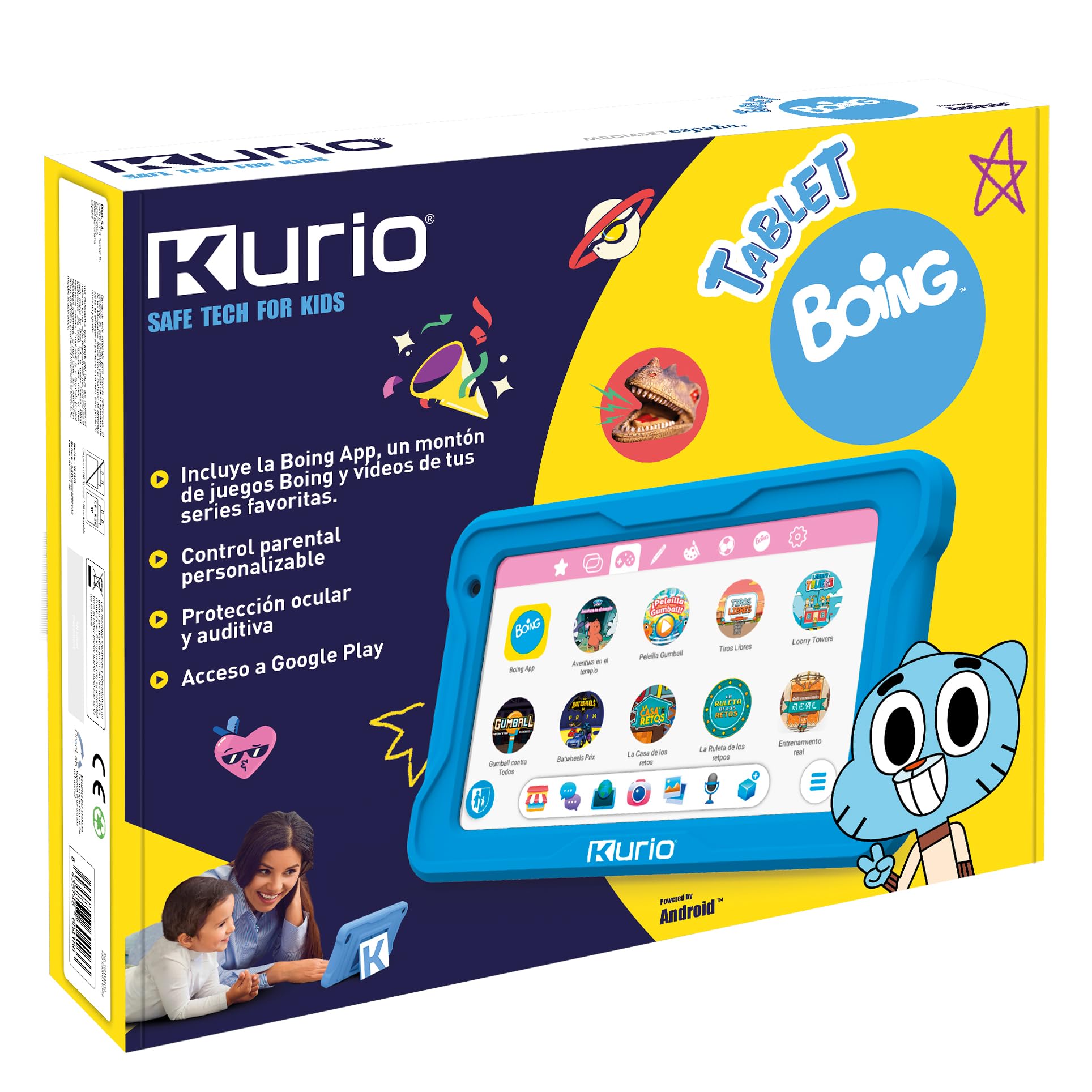 Diset Tablet Kurio Boing - Tablet per Bambini 7 Pollici