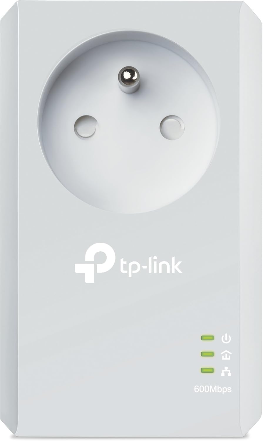 Tp-link AV600 (500 Mbps) Powerline con Plug Integrato - immagine 3