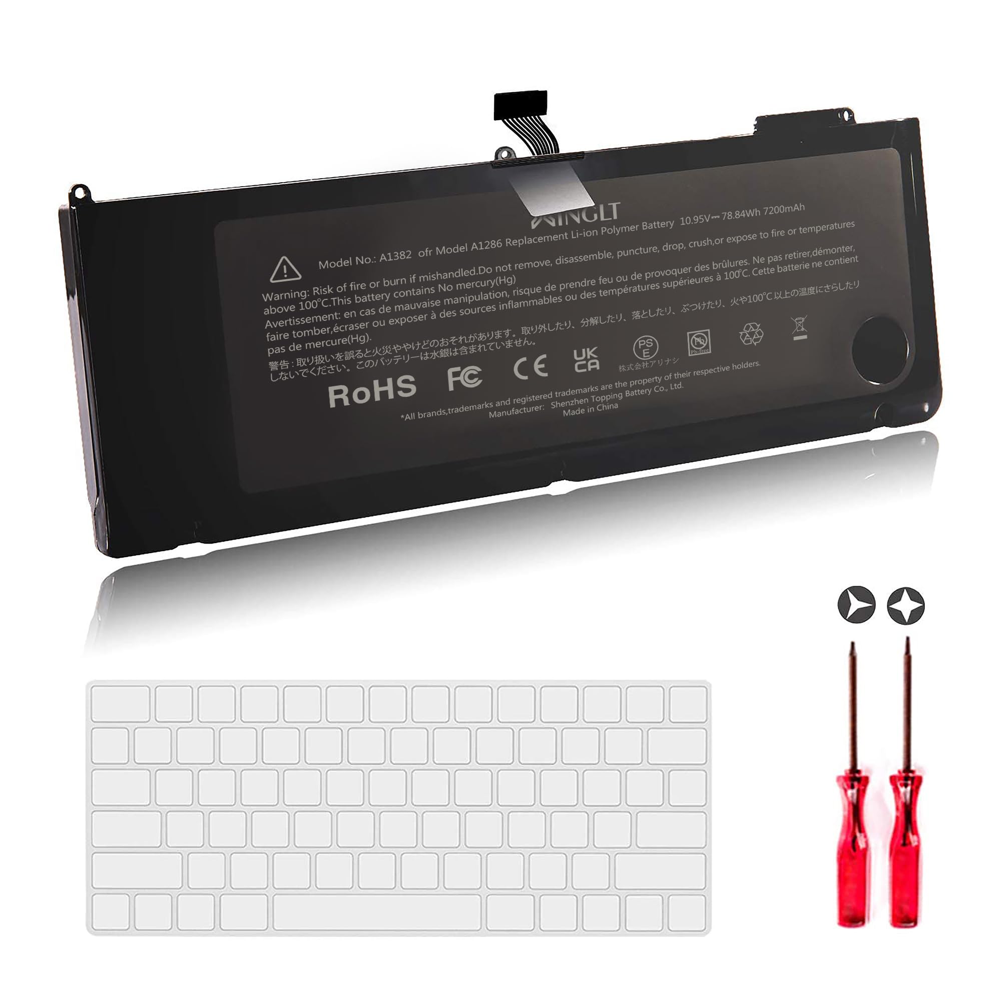 Xinglt A1382 Batteria di Ricambio per MacBook Pro A1286