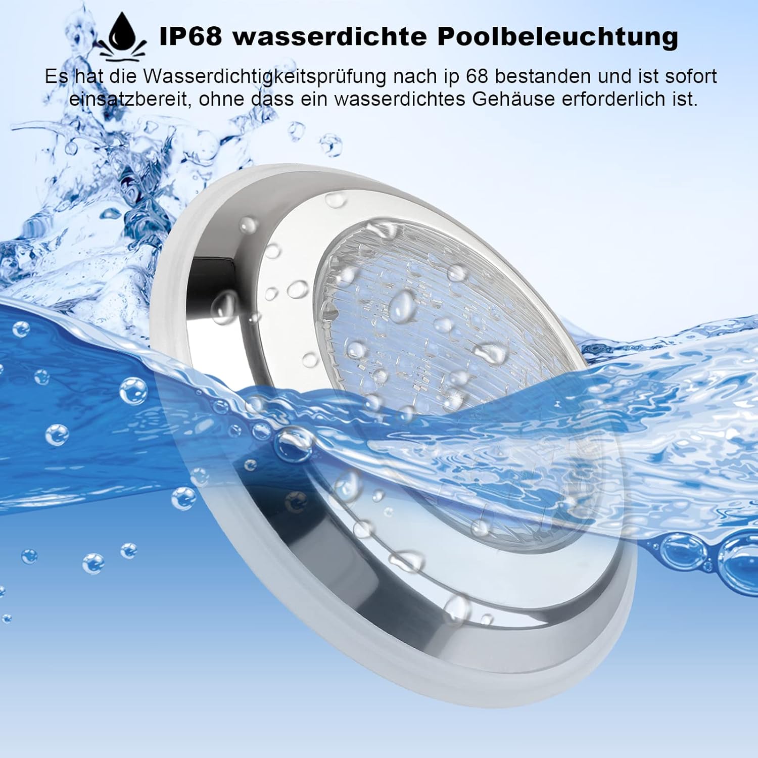 Luce da Piscina LED RGB 36W con Telecomando - immagine 2