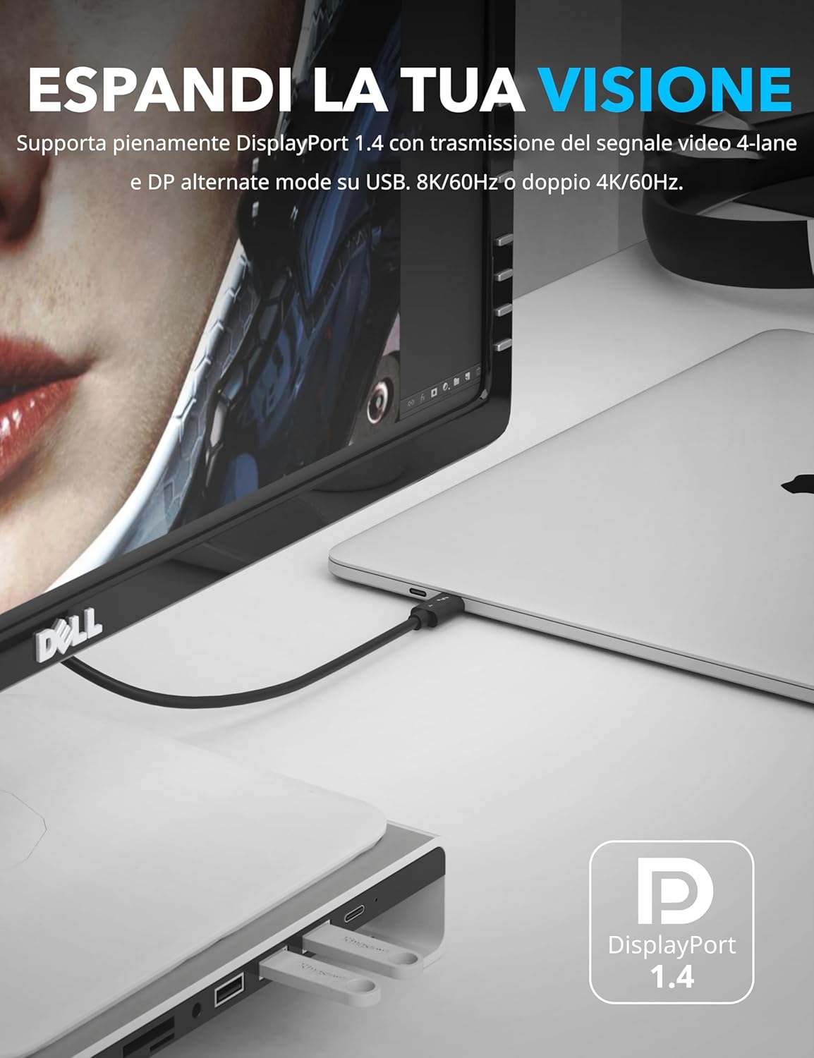 Sabrent Cavo Thunderbolt 4 USB-C 1m - immagine 5