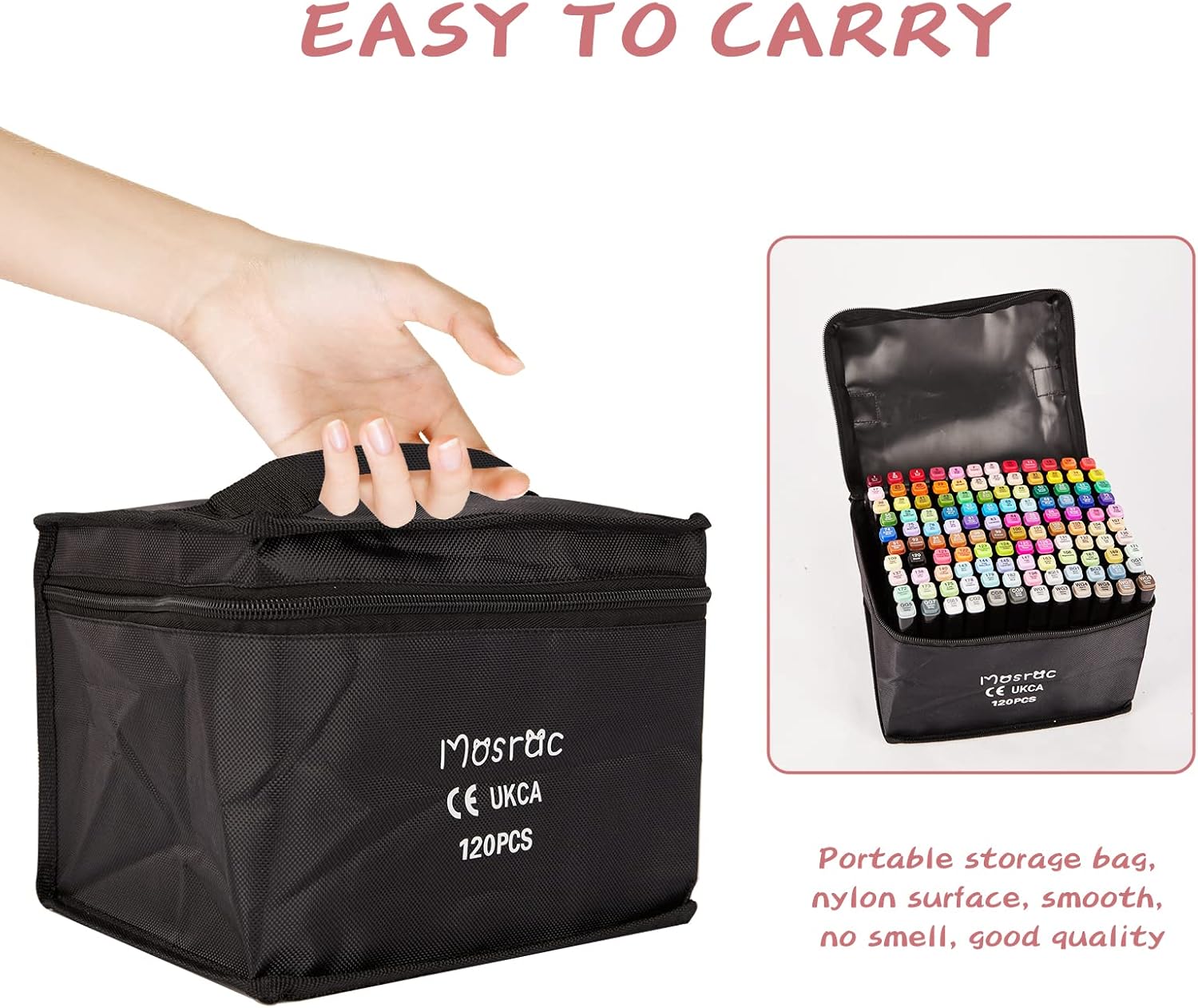 Pennarelli Punta Pennello Marker ad Alcool 121 Colori - immagine 4