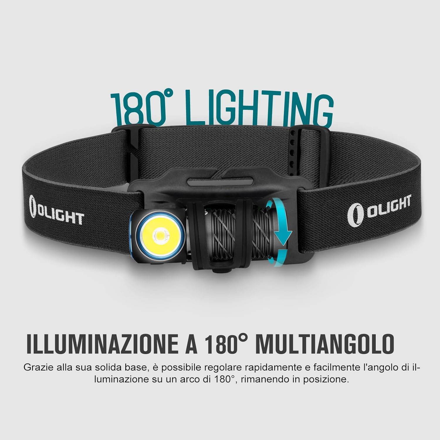 OLIGHT Perun 2 mini - Lampada Frontale LED 1100 Lumen - immagine 4