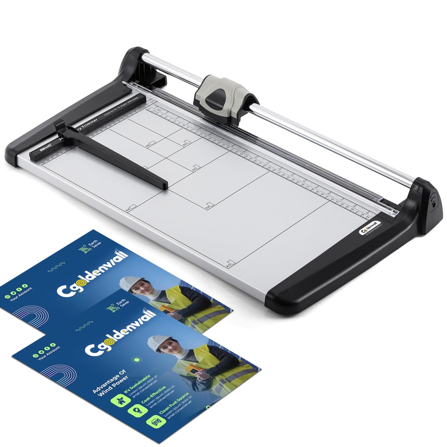 CGOLDENWALL - Taglierina per Carta Industriale A3
