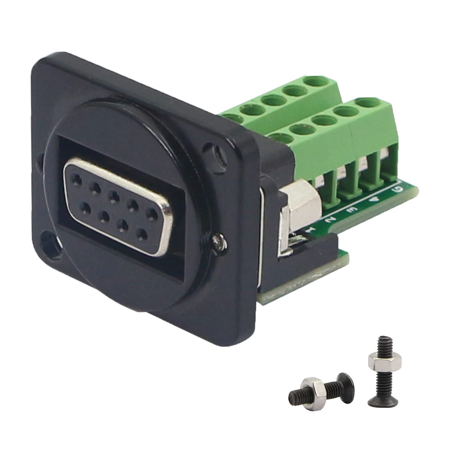 QIANRENON DB9 RS232 da seriale a terminale femmina adattatore scheda ...