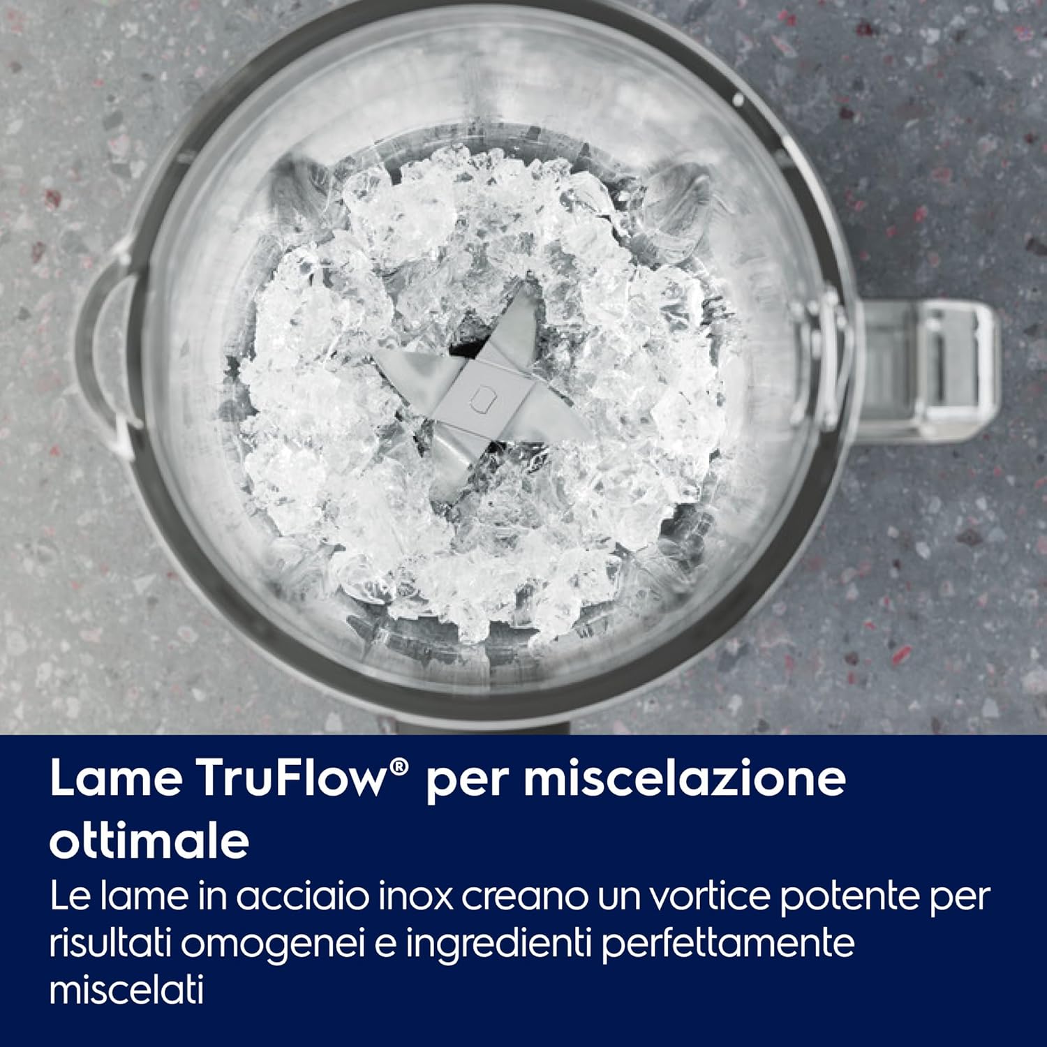 Electrolux E4TB1-6ST Frullatore 800W con Lame TruFlow - immagine 2