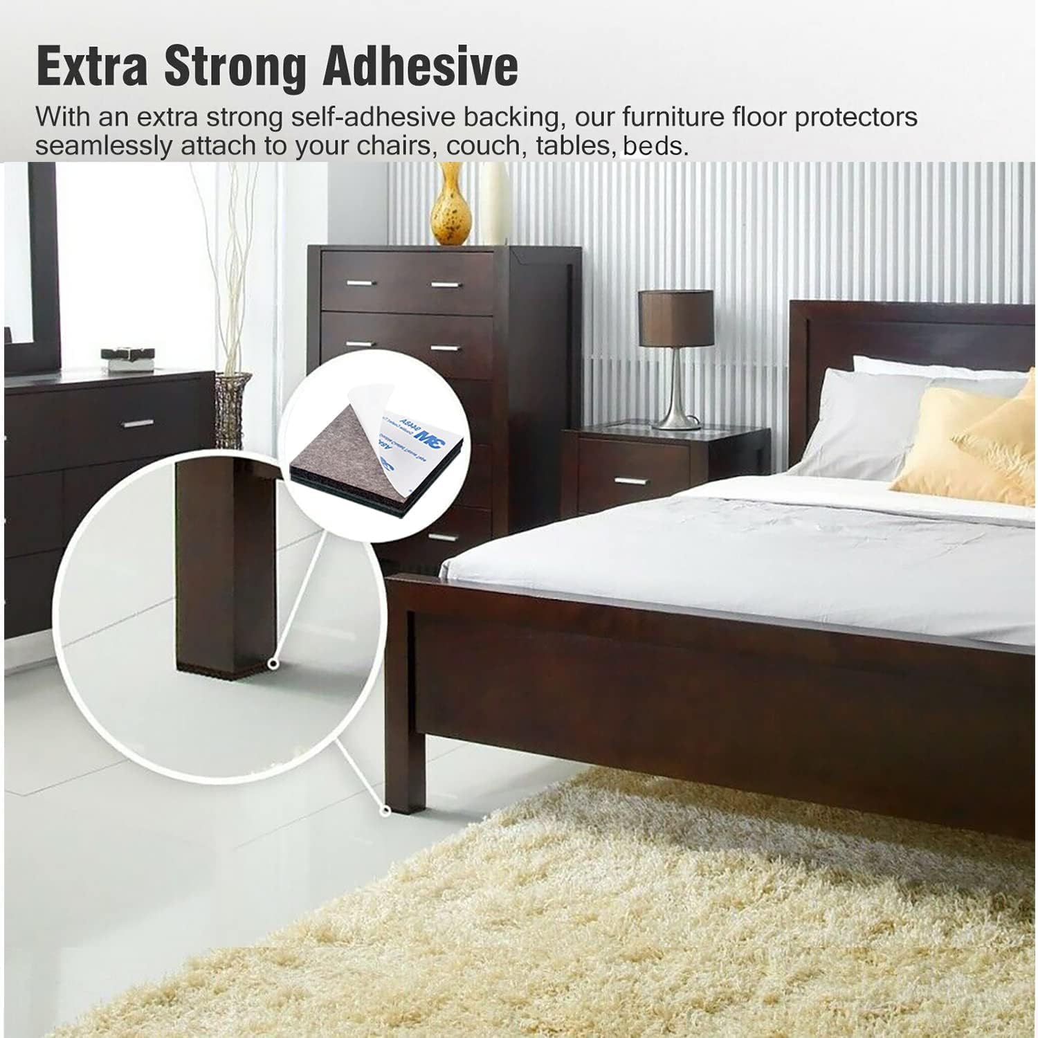 Bufferabc Piedini Antiscivolo Gomma 12pz 50mm - immagine 5