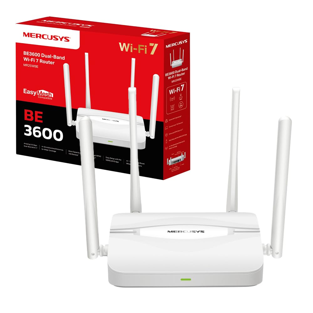 Mercusys TP-Link MR25WBE Router WiFi 7 BE3600Mbps