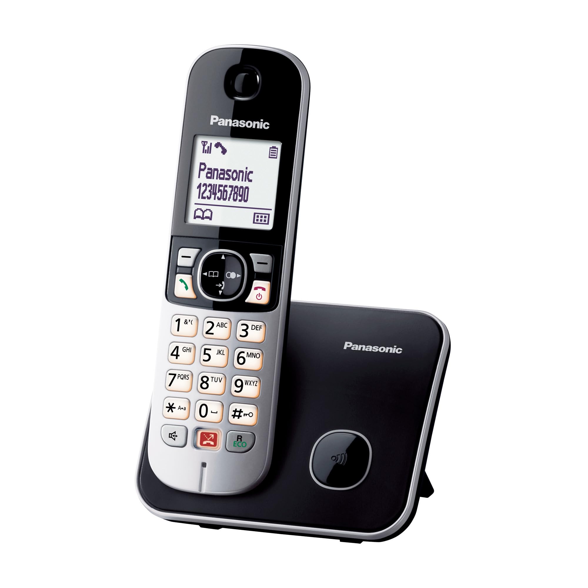 Panasonic KX-TG6851JTB Telefono Cordless Digitale Nero