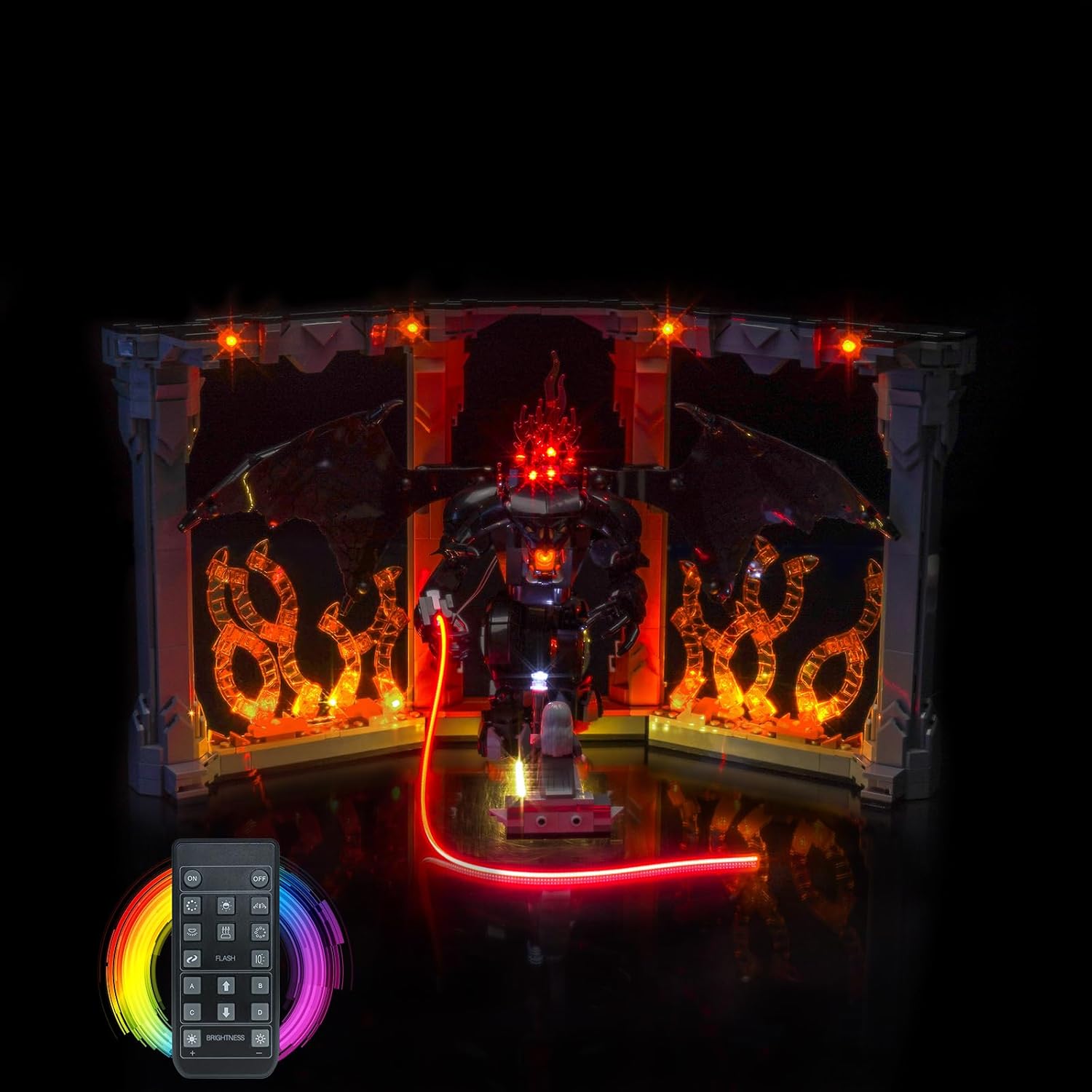 Kit Luce Telecomando per Lego Balrog Book Nook 10367 - immagine 2
