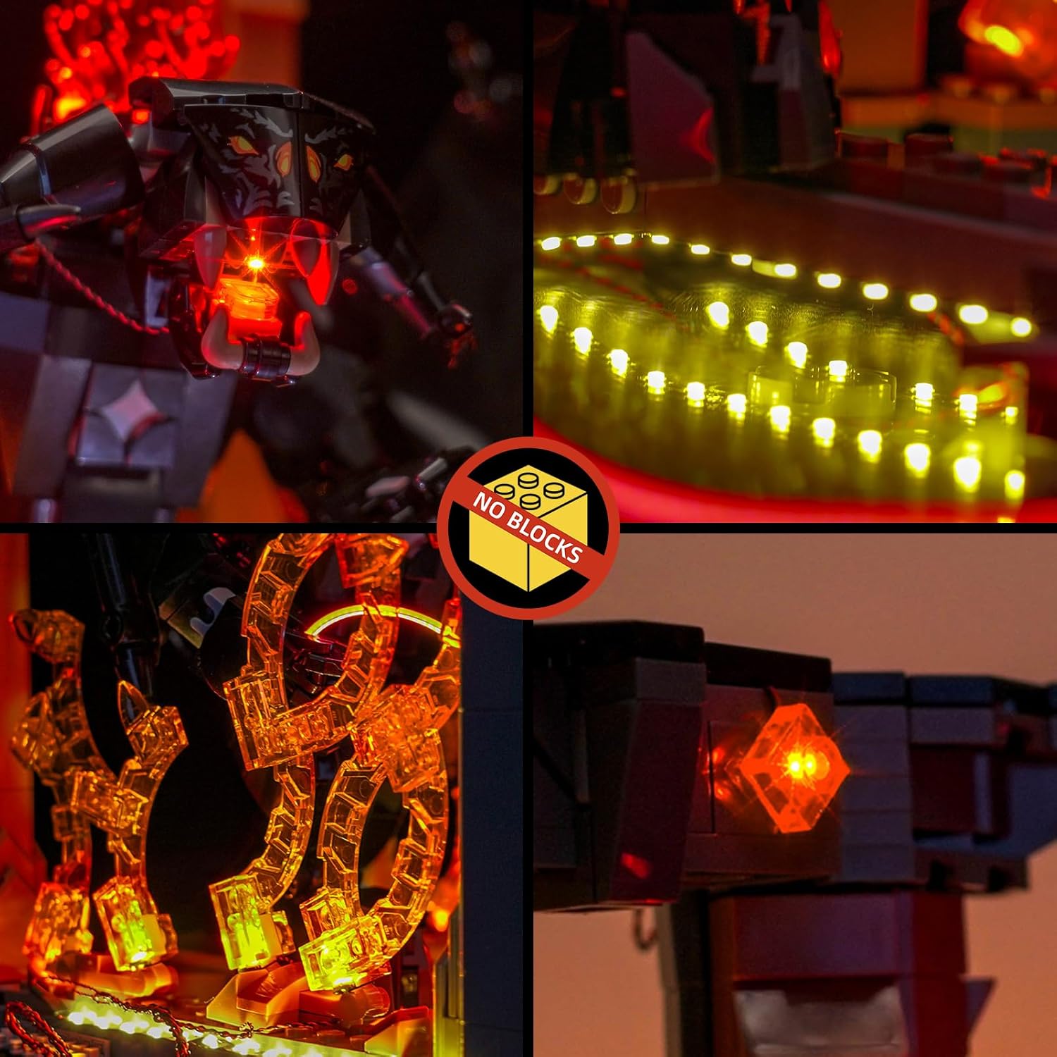 Kit Luce Telecomando per Lego Balrog Book Nook 10367 - immagine 5