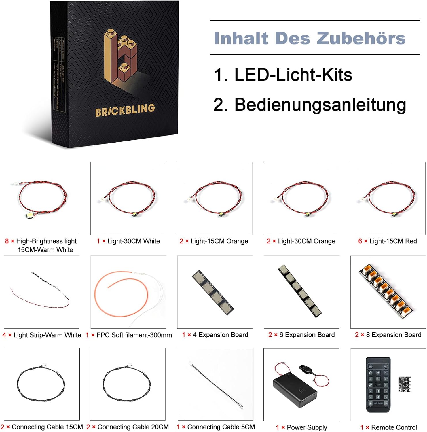 Kit Luce Telecomando per Lego Balrog Book Nook 10367 - immagine 6