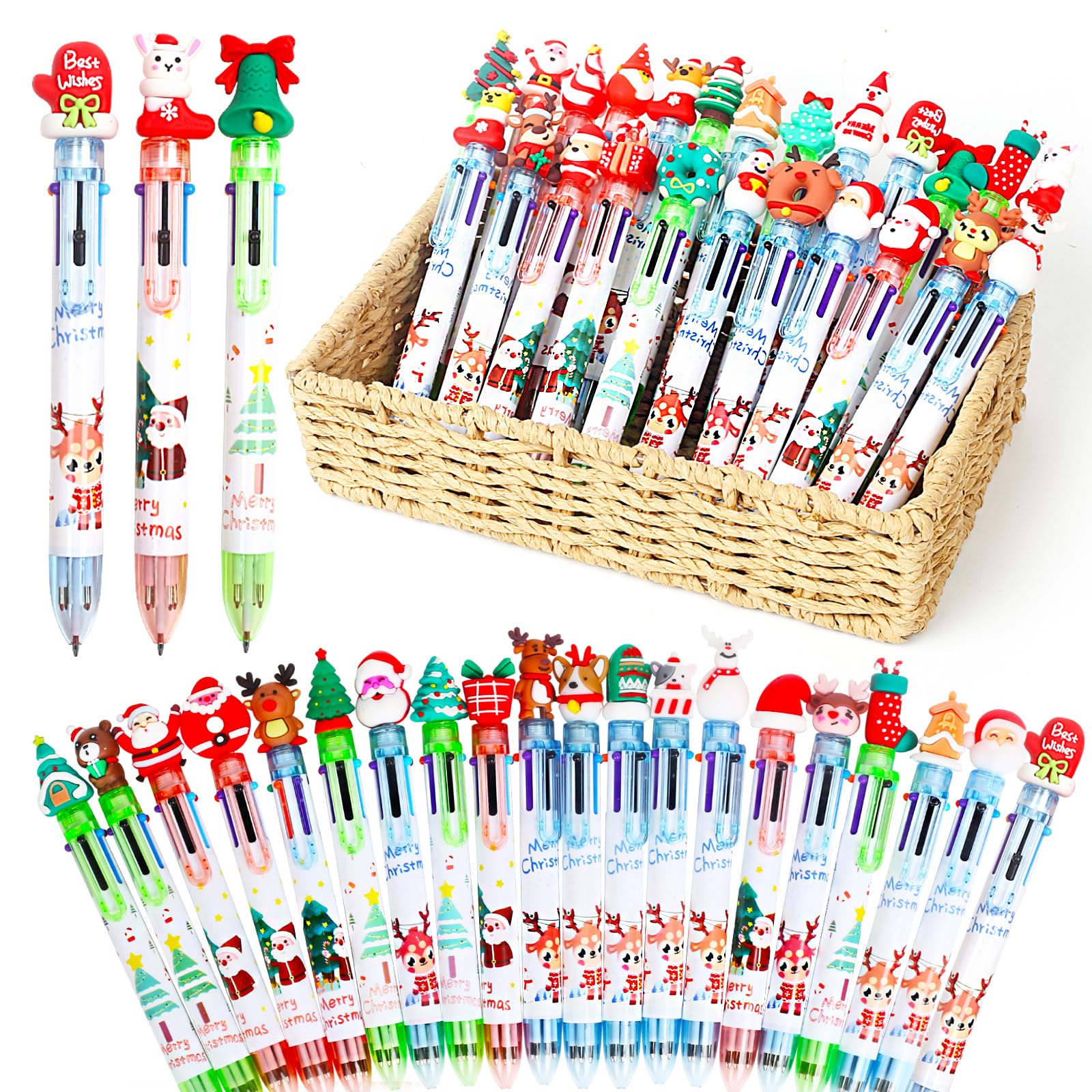 50 Penne Natalizie Bambini in 6 Colori