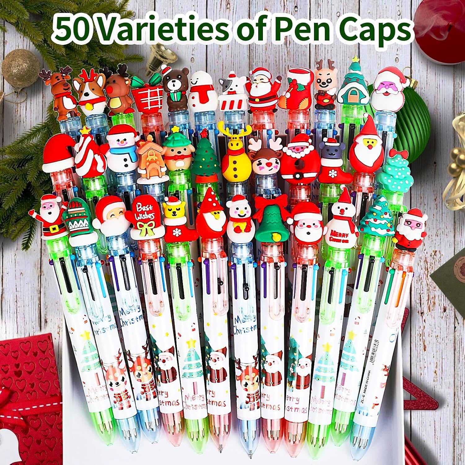 50 Penne Natalizie Bambini in 6 Colori - immagine 2