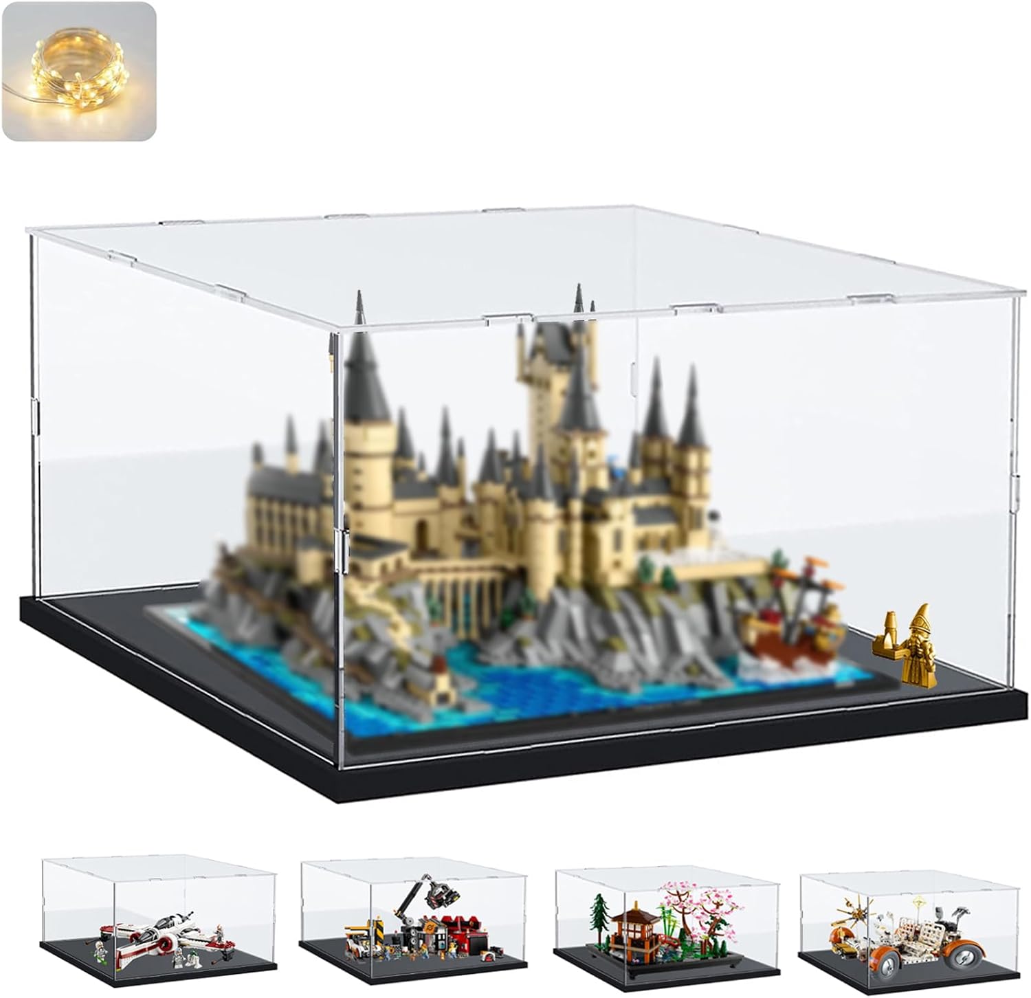 Teca Plexiglass Acrilico per Lego 76419 Castello Hogwarts - immagine 1