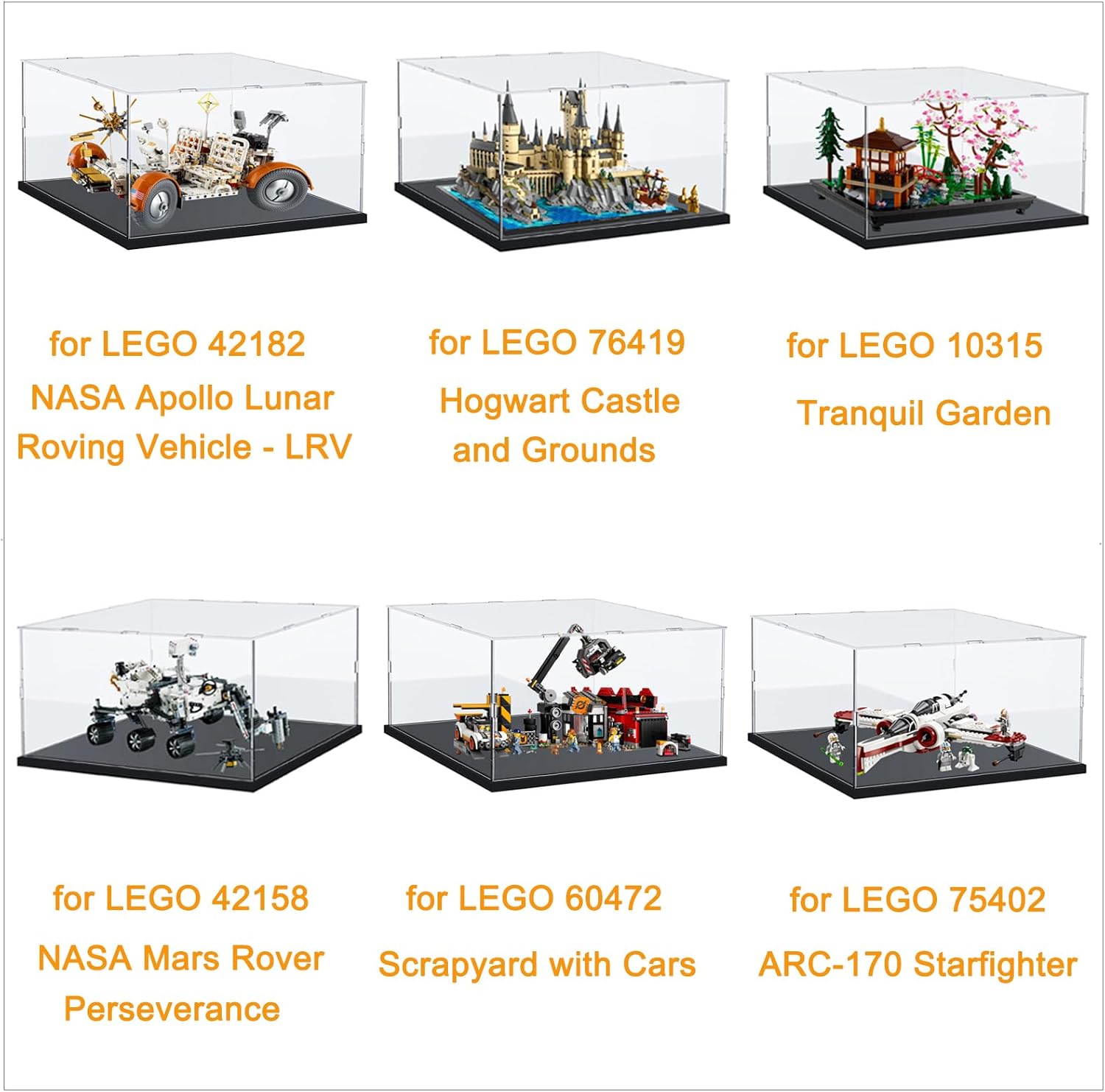 Teca Plexiglass Acrilico per Lego 76419 Castello Hogwarts - immagine 3