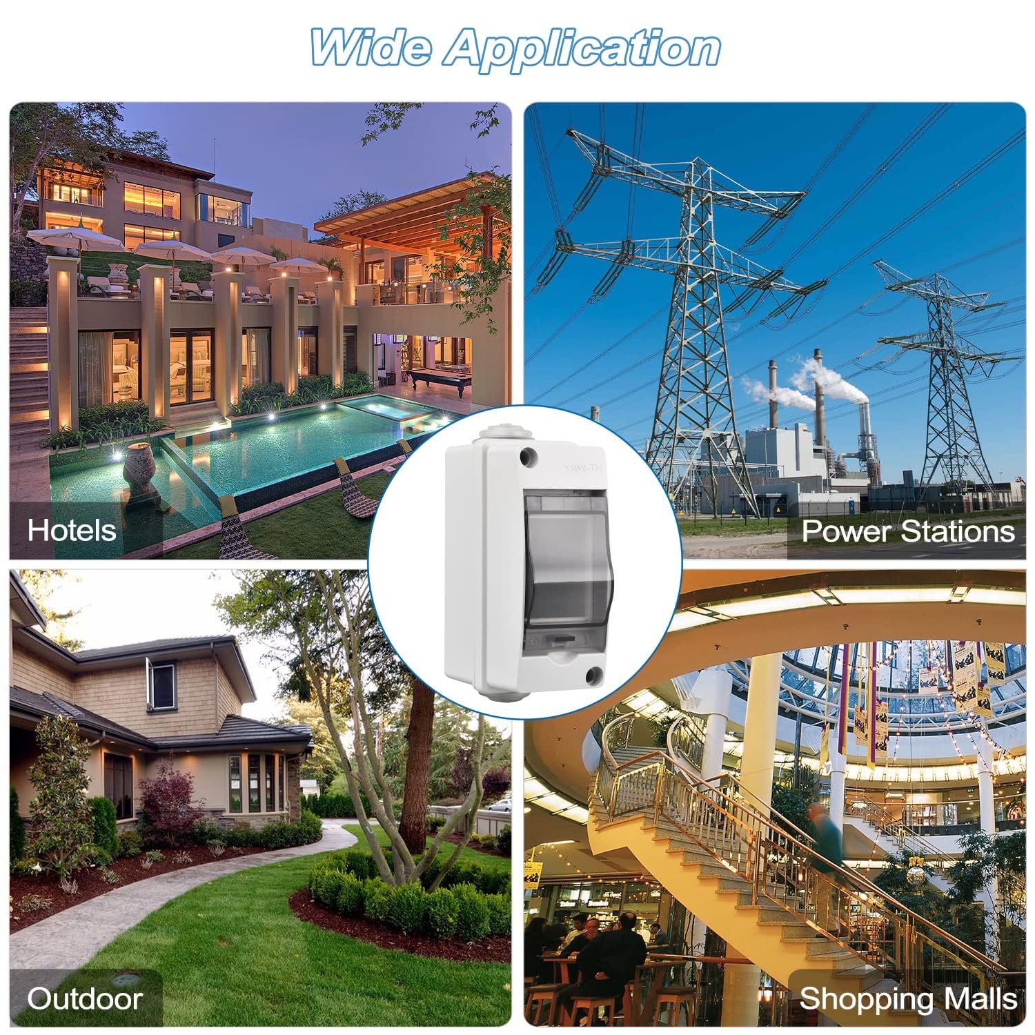 2 Pezzi Quadro Elettrico Esterno Piccolo 2 Moduli - immagine 6