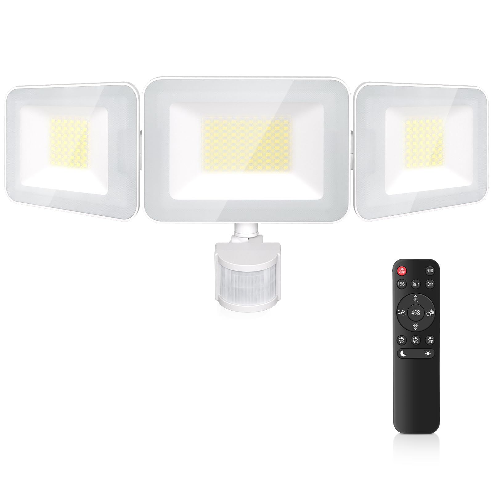 Cly Faretto Led da Esterno 100W con Sensore, Telecomando