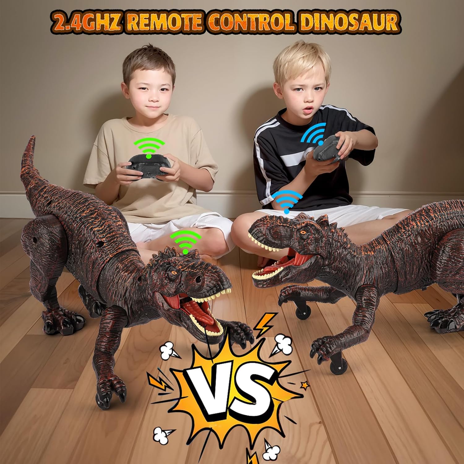 Dinosauro Giocattolo Telecomandato Ricaricabile - immagine 3