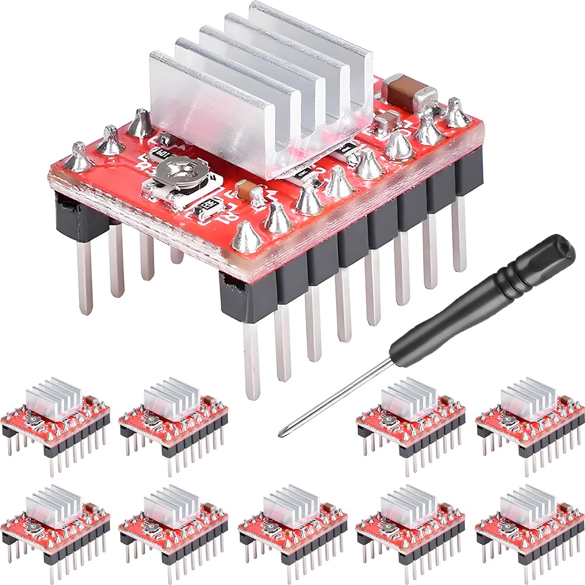 Modulo driver motore passo-passo A4988 Stepstick Modulo driver ...
