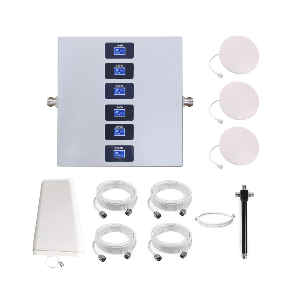 Ripetitore Segnale Cellulare 2G/3G/4G/5G 6 Bande