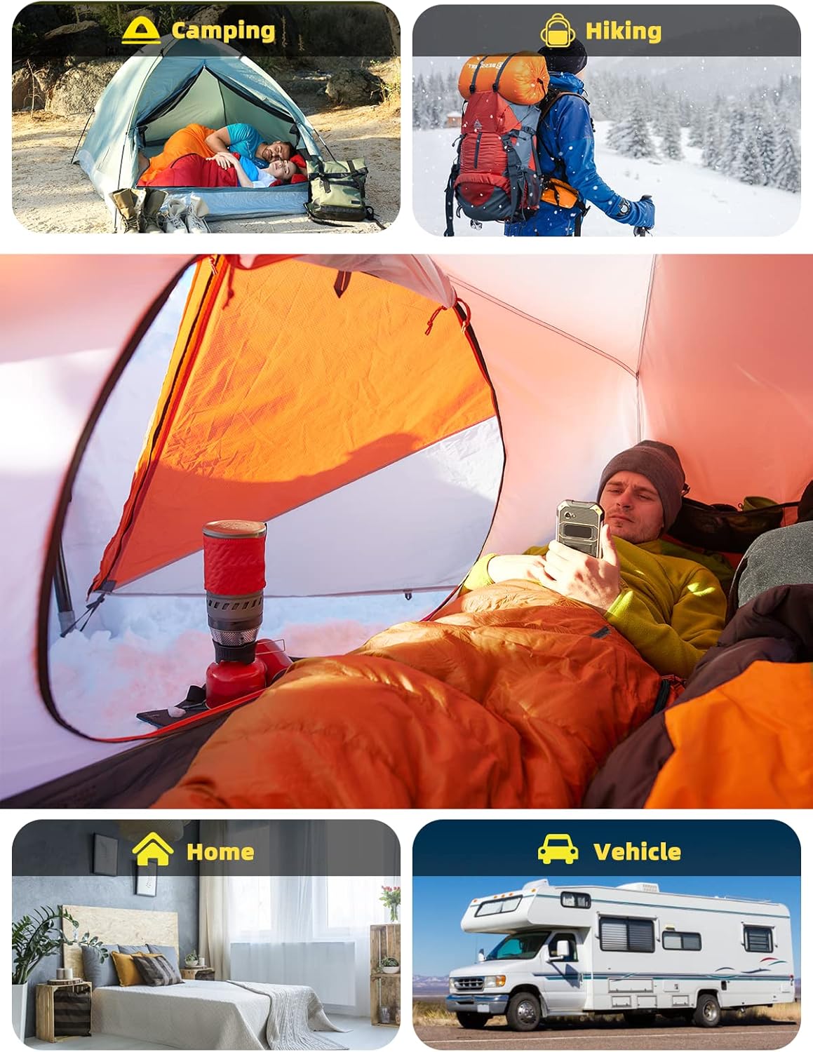 Bessport Sacco a Pelo a Mummia per Adulti - immagine 5