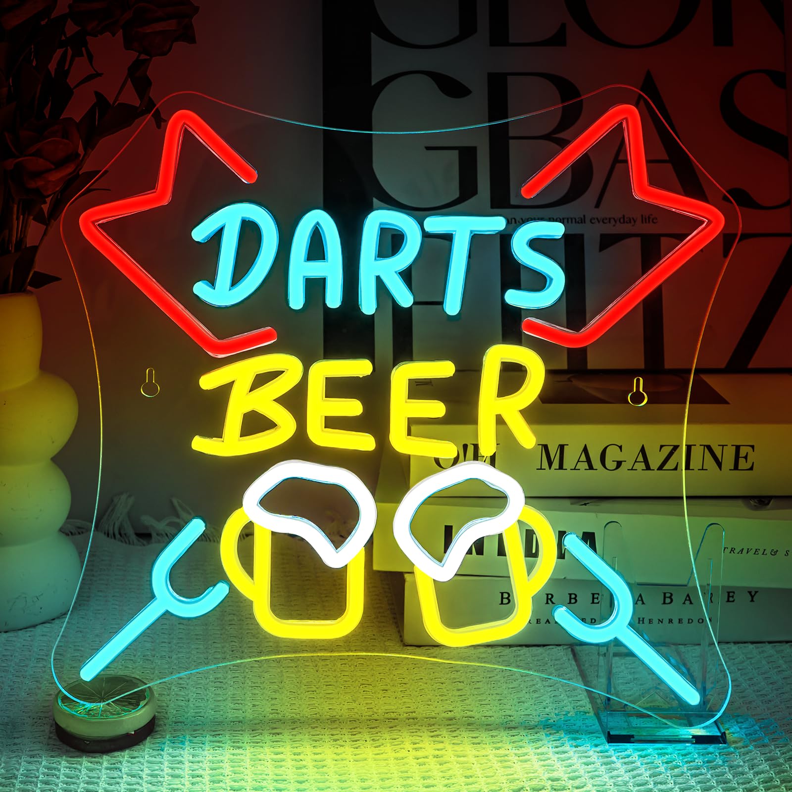 Signship Insegna al Neon LED Dart con Freccette