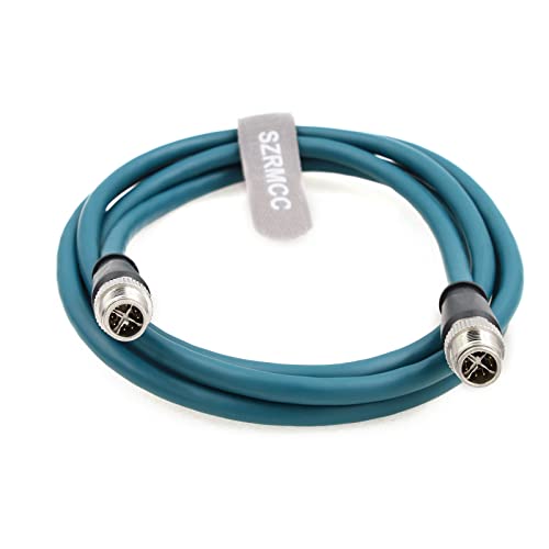 Szrmcc Cavo Ethernet Cat7e M12 X-Code 8 Pin, Blu 10m