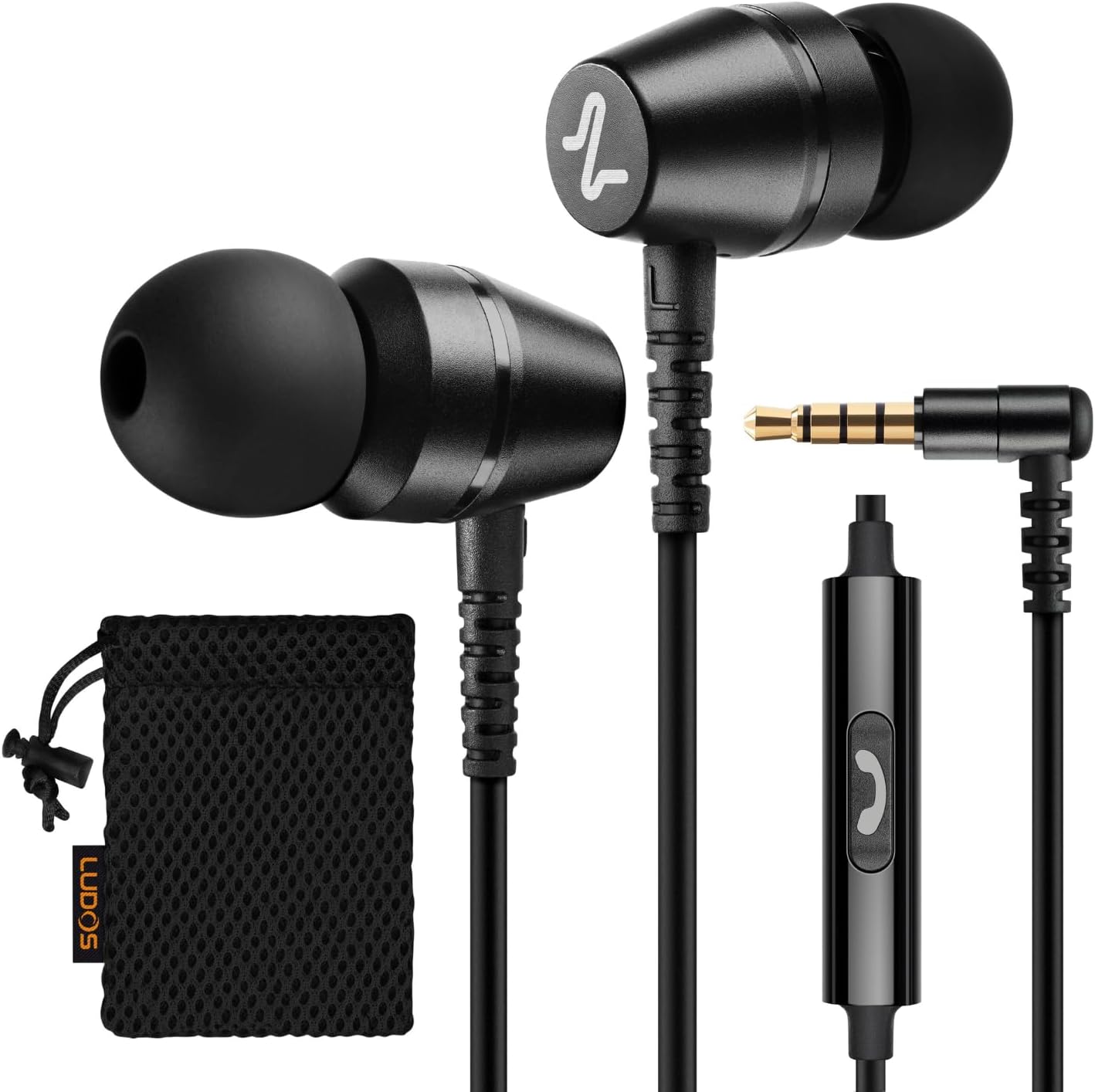 Ludos OMNITONE Auricolari In-Ear con Filo, Nero - immagine 1