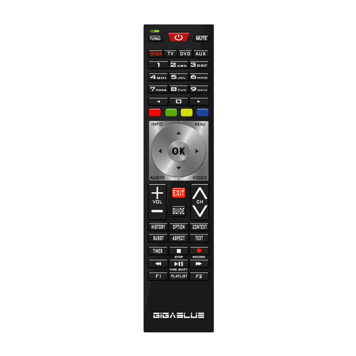 GigaBlue V3 Telecomando 4 K Ricambio Telecomando Universale UHD Quad 4 K UHD Ultra UE 4 K Quad Plus X3