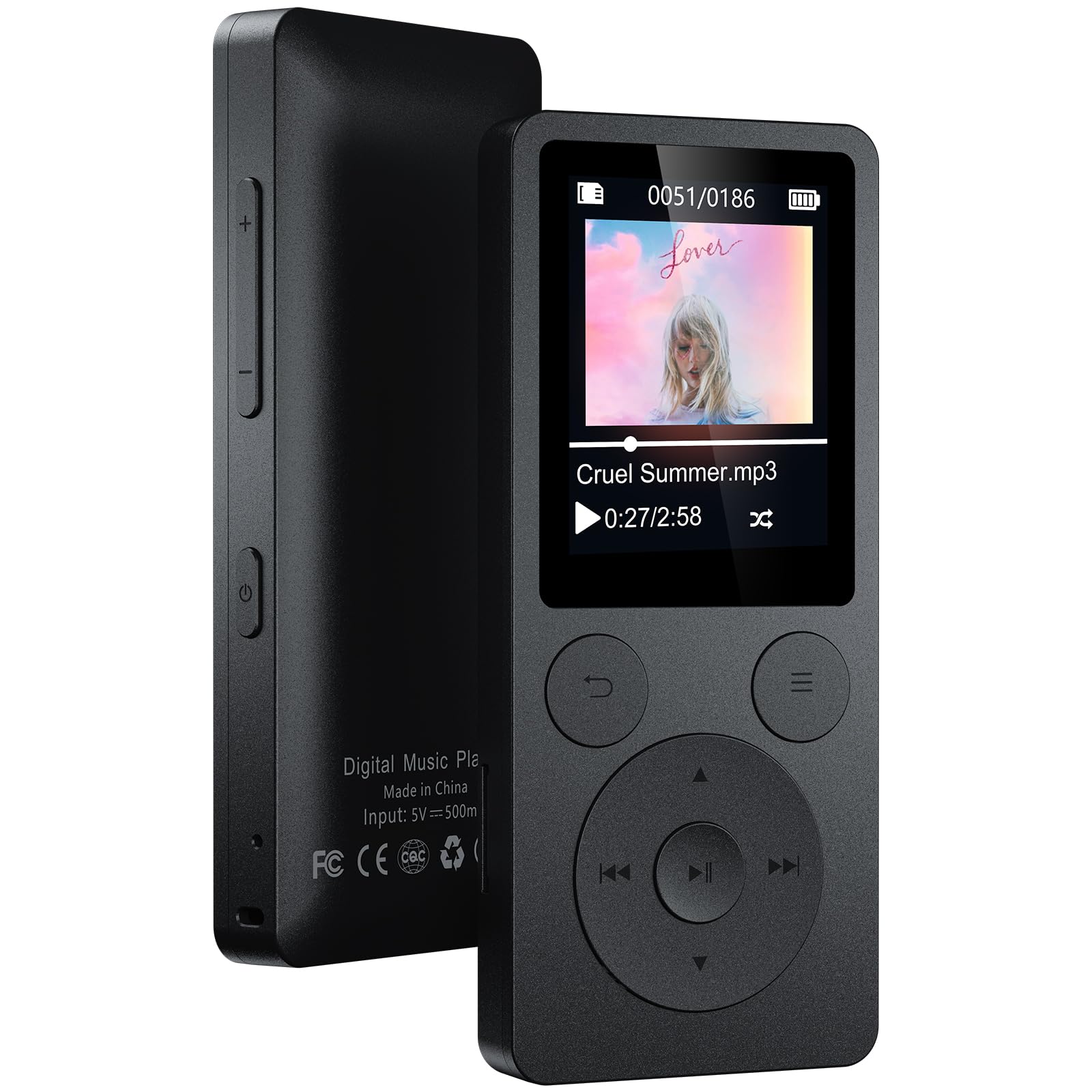 Lettore MP3 Bluetooth 5.3 con Altoparlante 64GB