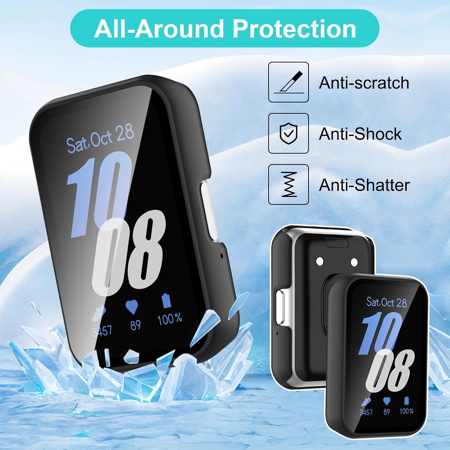 Protezione Cover per Samsung Galaxy Fit 3 - 2 Pezzi - immagine 4