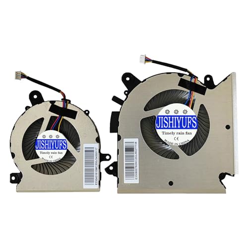 Jishiyufs Ventola di Raffreddamento CPU+GPU per MSI GF65 Thin