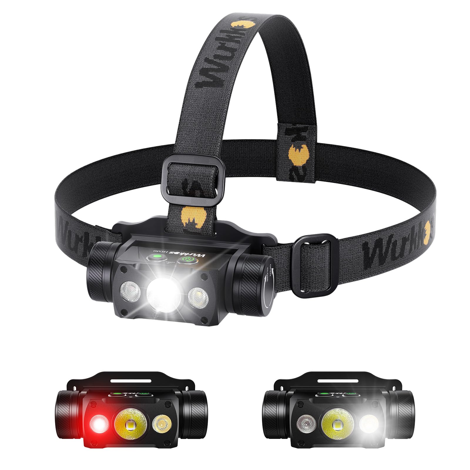 Wurkkos HD50 - Lampada Frontale LED 4000 Lumen