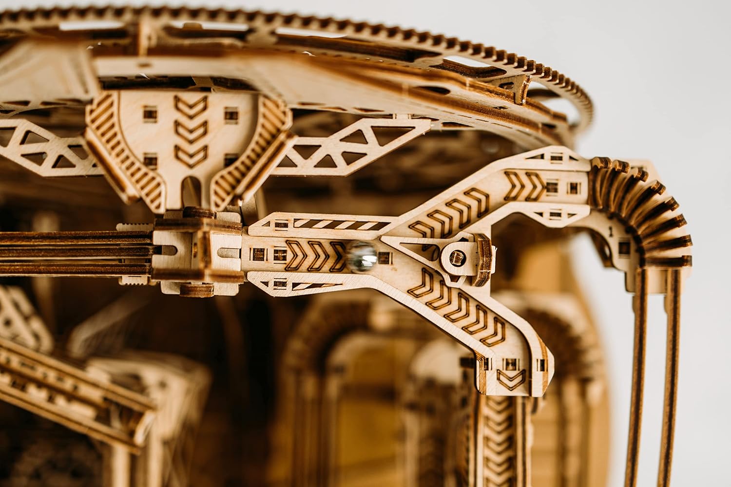 Wood Trick Galaxy Marble Run - Puzzle 3D in Legno Elettrico - immagine 2