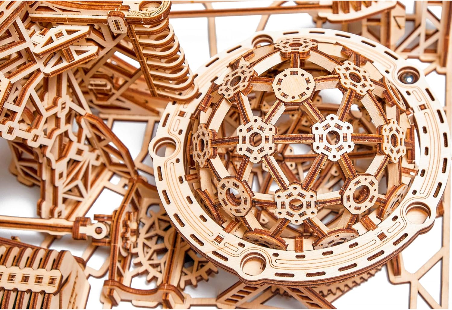 Wood Trick Galaxy Marble Run - Puzzle 3D in Legno Elettrico - immagine 7