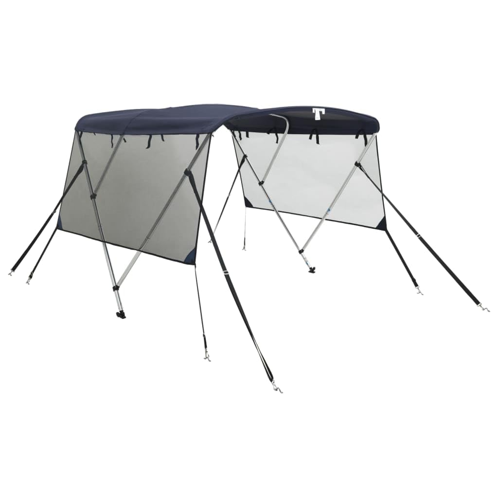 Vidaxl Bimini di Prua 3 Archi 183x(154-167)x137cm